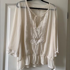 DATE NIGHT! Sheer beautiful blouse